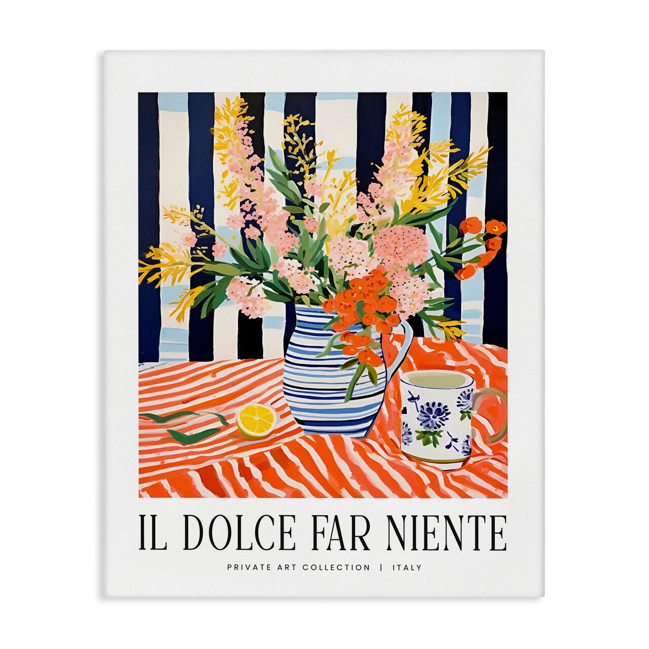 Stupell Industries Classic Italian Bouquet Canvas By Lettered and Lined